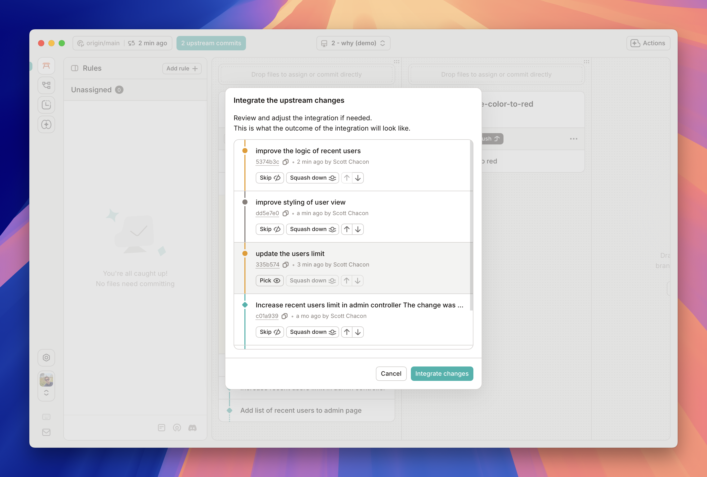 Our new upstream integration helper